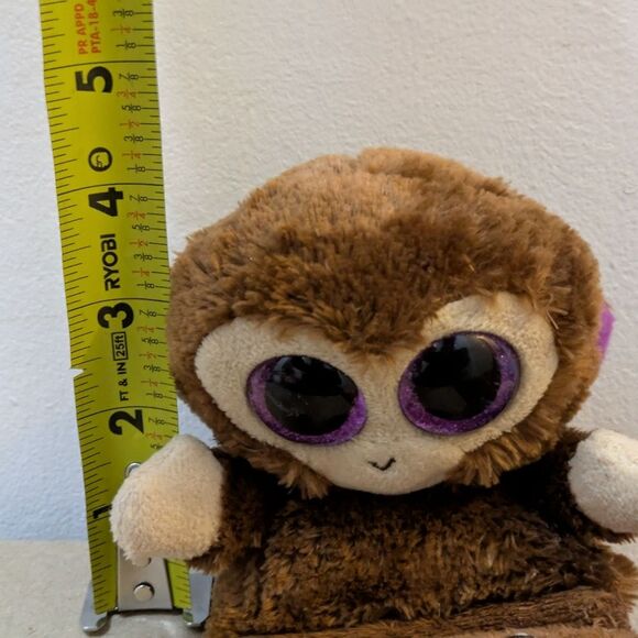 Ty Peek-A-Boo Phone Holder with Screen Cleaner Bottom Chimps the monkey 5" - Picture 13 of 14